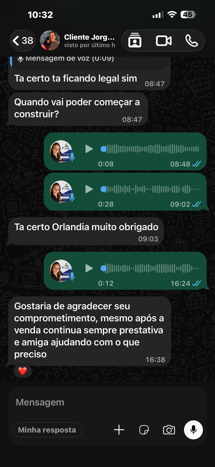 Feedback de Jorge